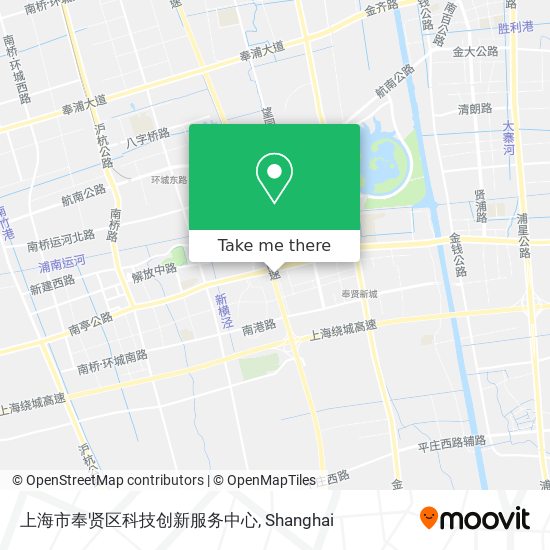 上海市奉贤区科技创新服务中心 map