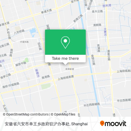 安徽省六安市单王乡政府驻沪办事处 map