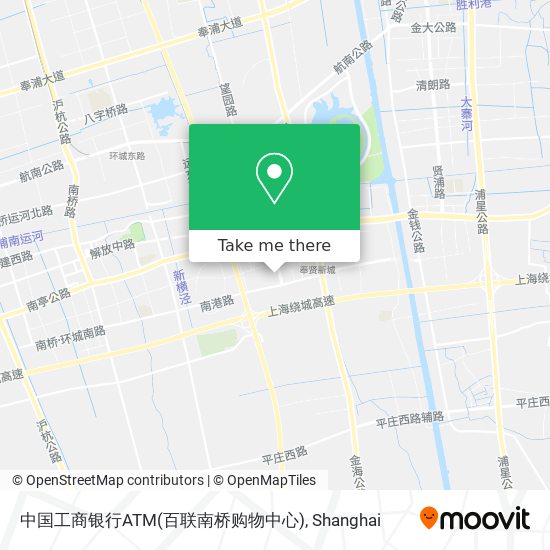 中国工商银行ATM(百联南桥购物中心) map