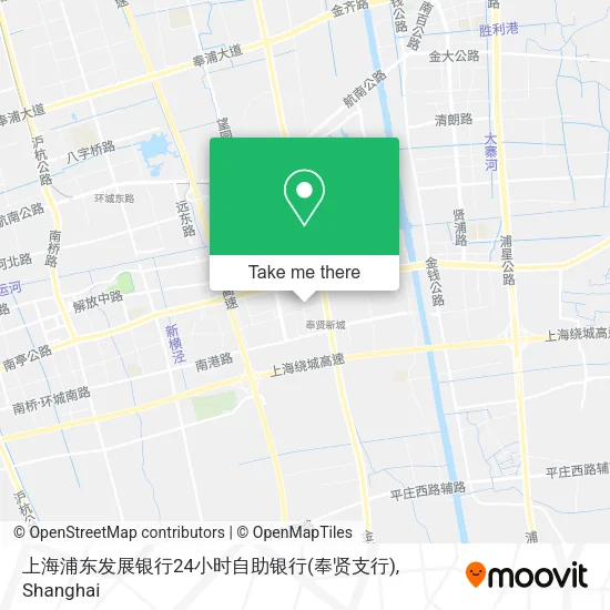 上海浦东发展银行24小时自助银行(奉贤支行) map