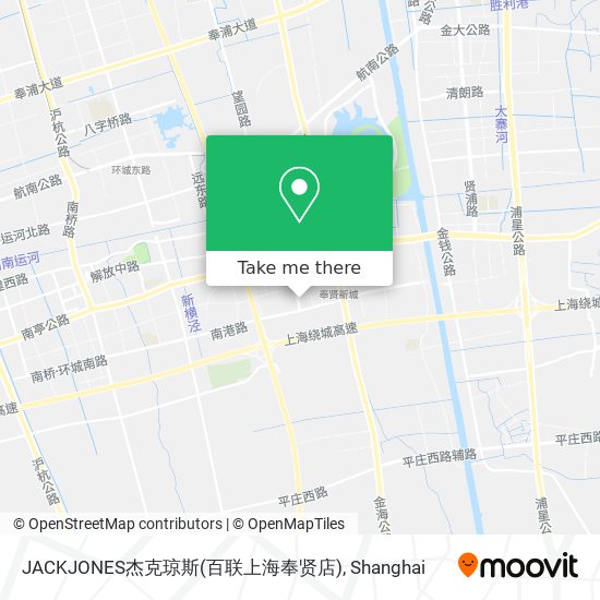 JACKJONES杰克琼斯(百联上海奉贤店) map