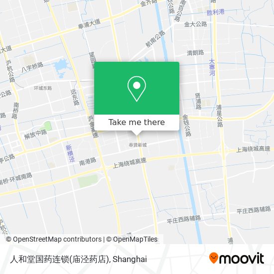 人和堂国药连锁(庙泾药店) map