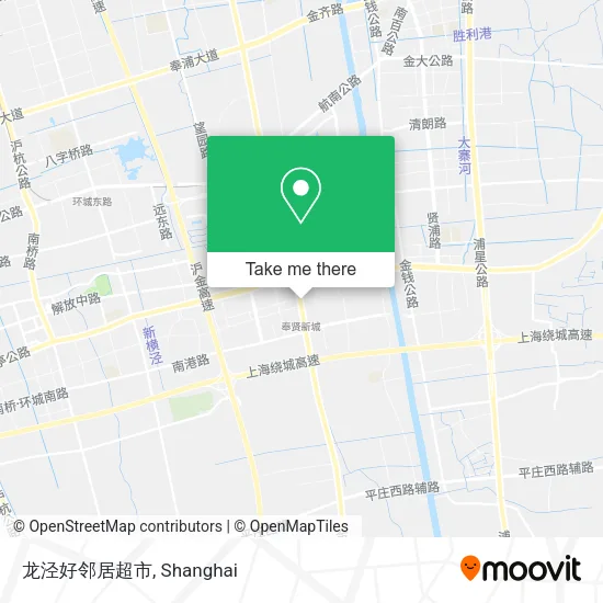 龙泾好邻居超市 map