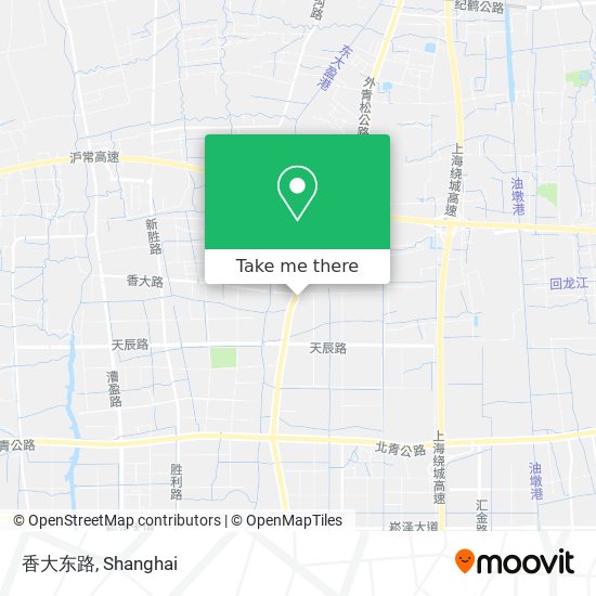 香大东路 map