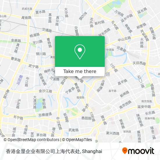 香港金显企业有限公司上海代表处 map