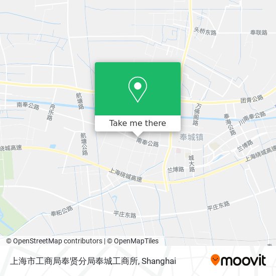 上海市工商局奉贤分局奉城工商所 map