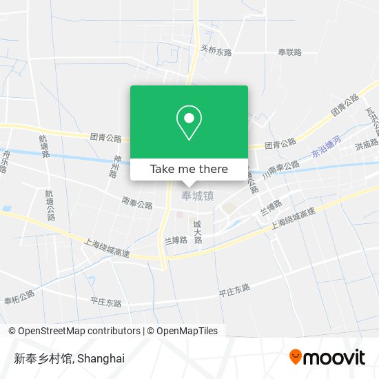 新奉乡村馆 map