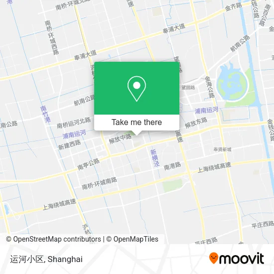 运河小区 map