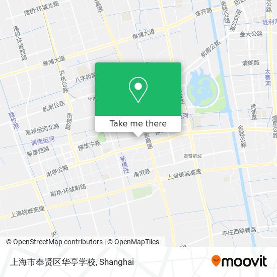 上海市奉贤区华亭学校 map