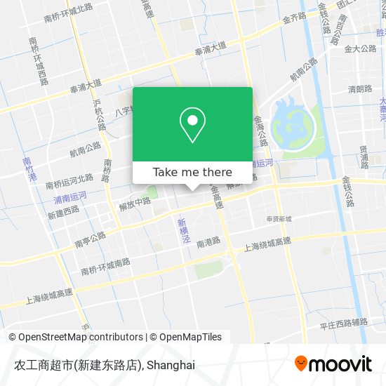 农工商超市(新建东路店) map