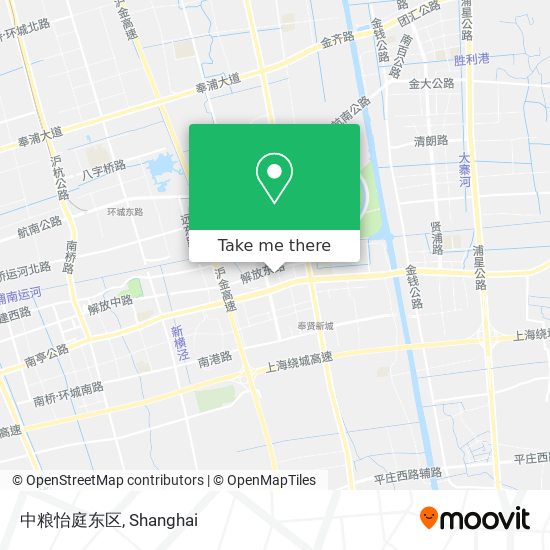 中粮怡庭东区 map