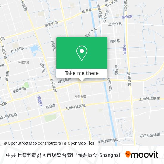 中共上海市奉贤区市场监督管理局委员会 map
