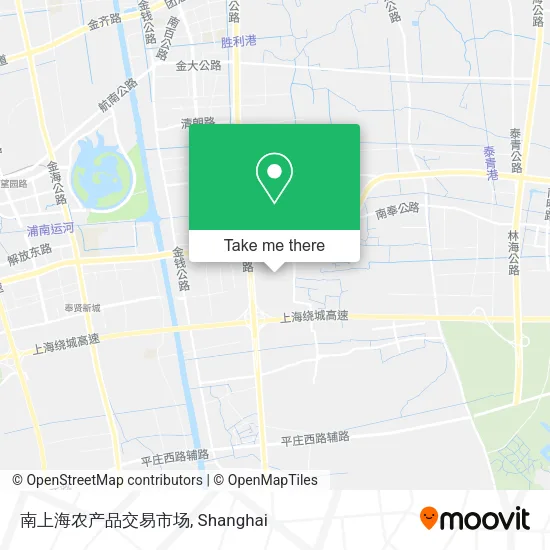 南上海农产品交易市场 map