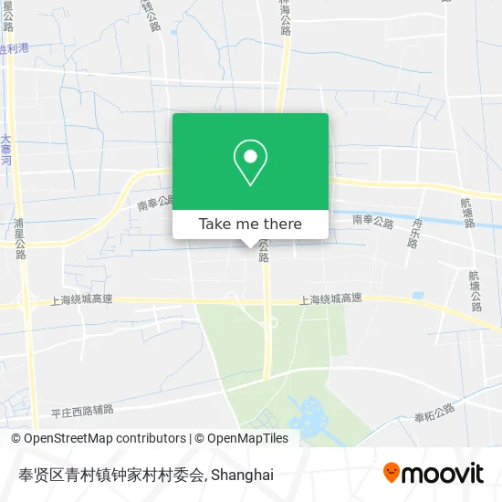 奉贤区青村镇钟家村村委会 map