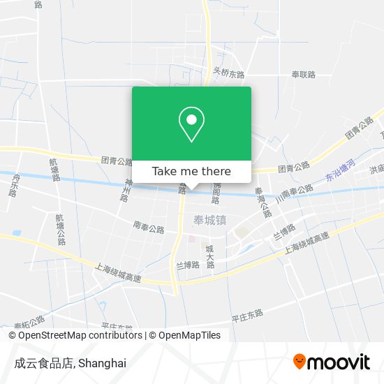 成云食品店 map