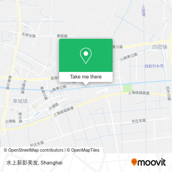 水上新影美发 map