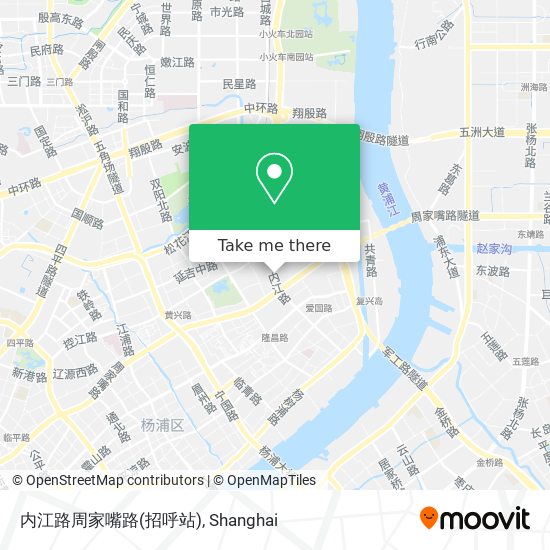 内江路周家嘴路(招呼站) map