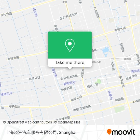 上海晓洲汽车服务有限公司 map