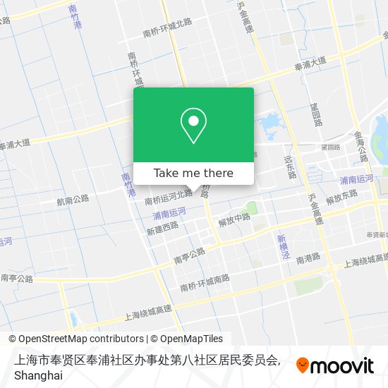 上海市奉贤区奉浦社区办事处第八社区居民委员会 map