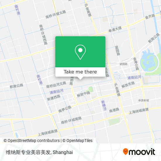 维纳斯专业美容美发 map