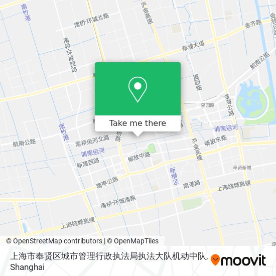 上海市奉贤区城市管理行政执法局执法大队机动中队 map