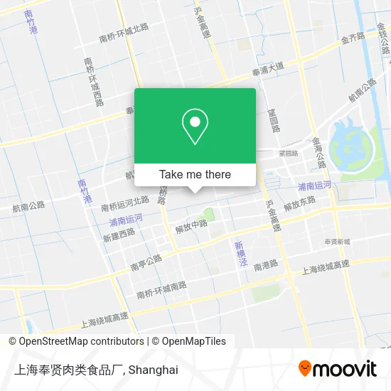 上海奉贤肉类食品厂 map