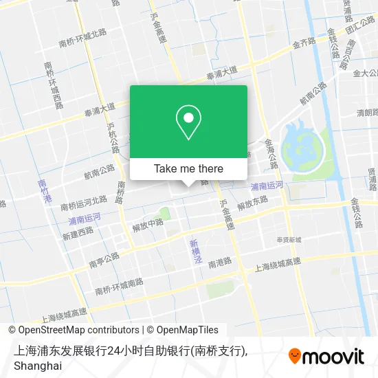 上海浦东发展银行24小时自助银行(南桥支行) map