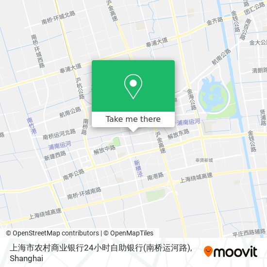 上海市农村商业银行24小时自助银行(南桥运河路) map