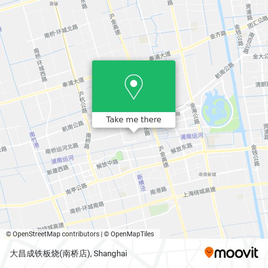 大昌成铁板烧(南桥店) map