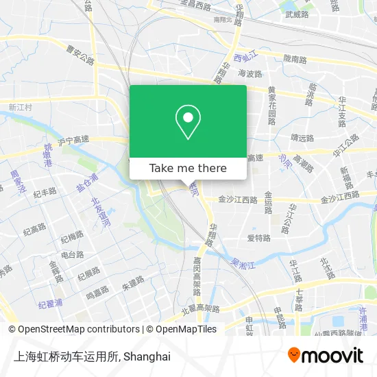 上海虹桥动车运用所 map