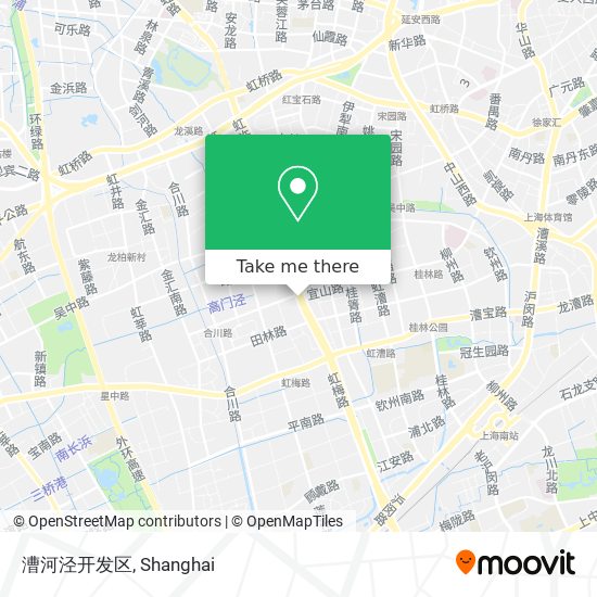 漕河泾开发区 map