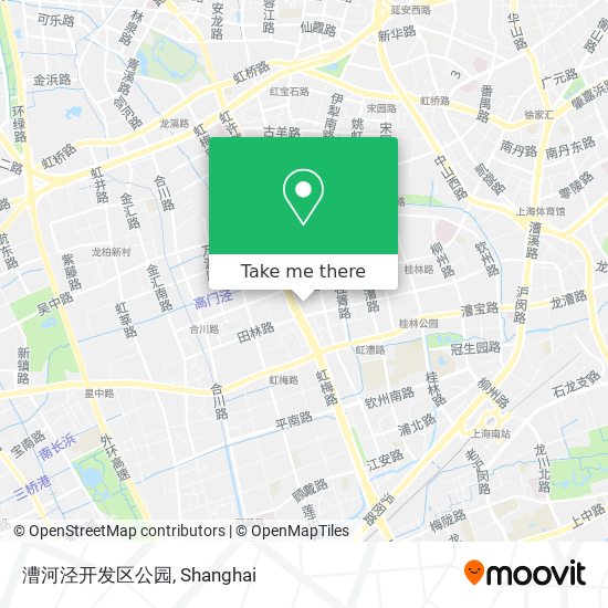 漕河泾开发区公园 map