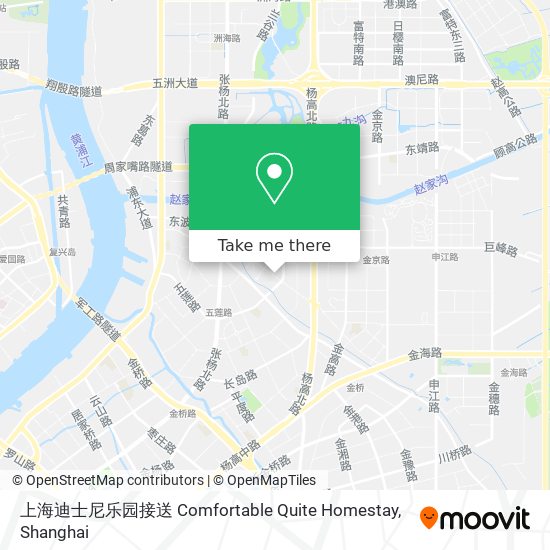 上海迪士尼乐园接送 Comfortable  Quite Homestay map