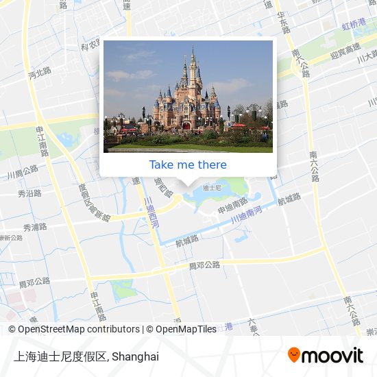 上海迪士尼度假区 map
