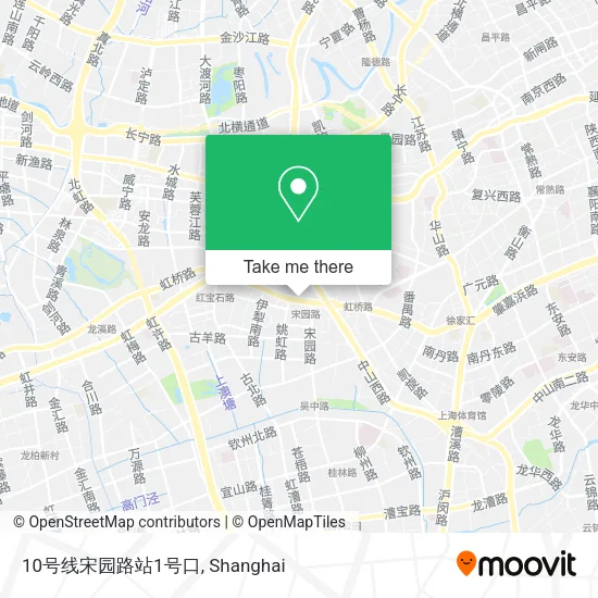10号线宋园路站1号口 map