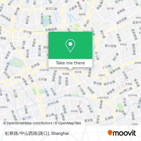 虹桥路/中山西路(路口) map