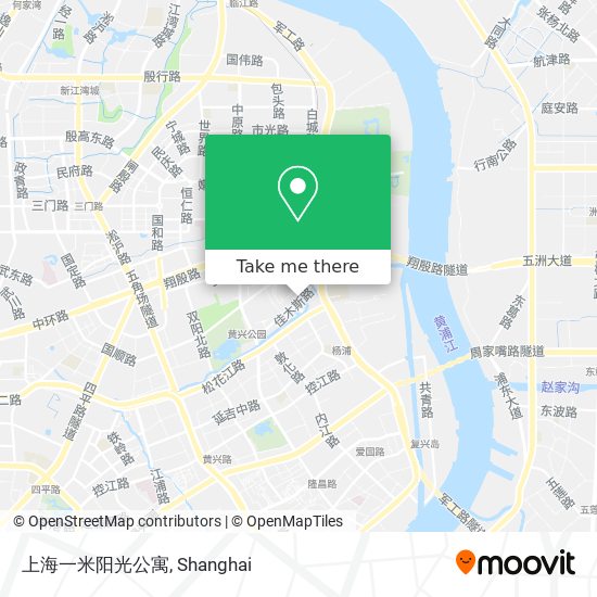 上海一米阳光公寓 map