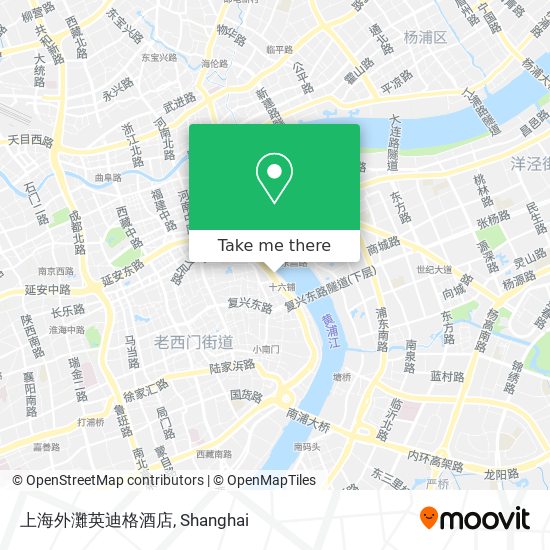 上海外灘英迪格酒店 map