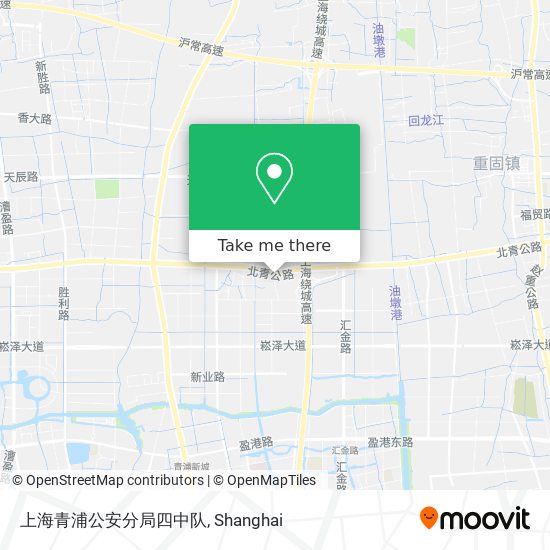 上海青浦公安分局四中队 map