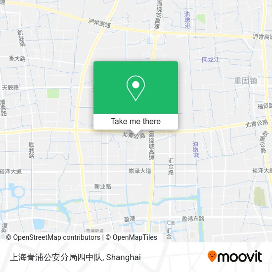 上海青浦公安分局四中队 map