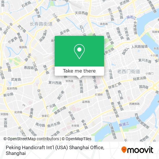 Peking Handicraft Int'l (USA) Shanghai Office map