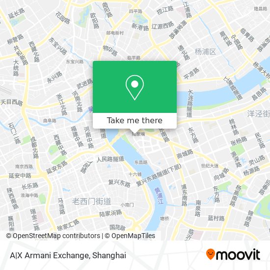 A|X Armani Exchange map