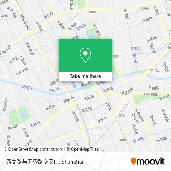 秀文路与园秀路交叉口 map