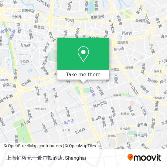 上海虹桥元一希尔顿酒店 map