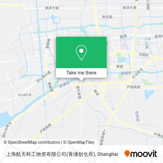 上海航天科工物资有限公司(青浦创仓库) map