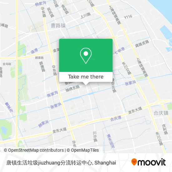 唐镇生活垃圾jiuzhuang分流转运中心 map