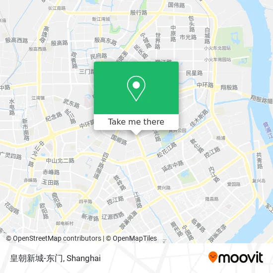 皇朝新城-东门 map