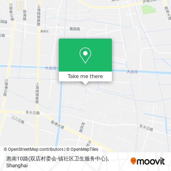 惠南10路(双店村委会-镇社区卫生服务中心) map