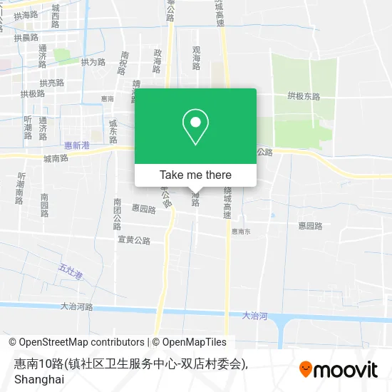 惠南10路(镇社区卫生服务中心-双店村委会) map