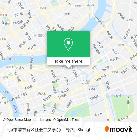 上海市浦东新区社会主义学院(巨野路) map